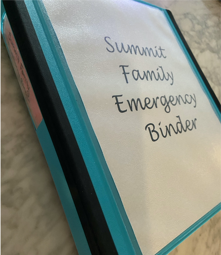 #30 Emergency Binder, part a – Red Quill Co LLC